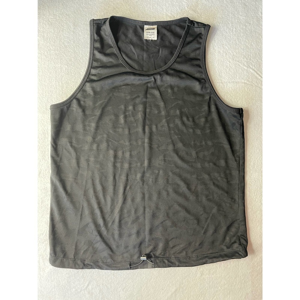 Avia Active Wear Black And Grey Camo Print Size 6